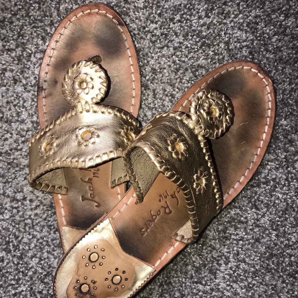 Women’s Jack Rogers Gold Size 8